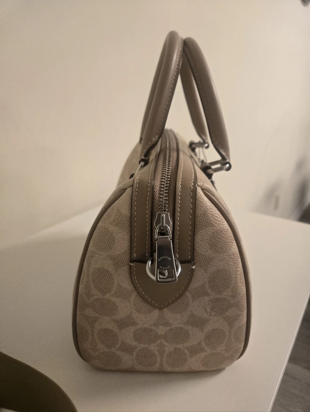 Coach Signature Medium Rowan Satchel Taipe Colorblock - Picture 3 of 16